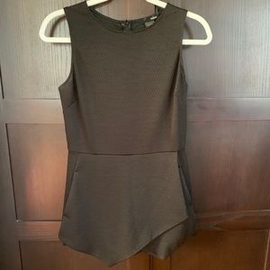 Black AQUA Romper with Pockets | Medium